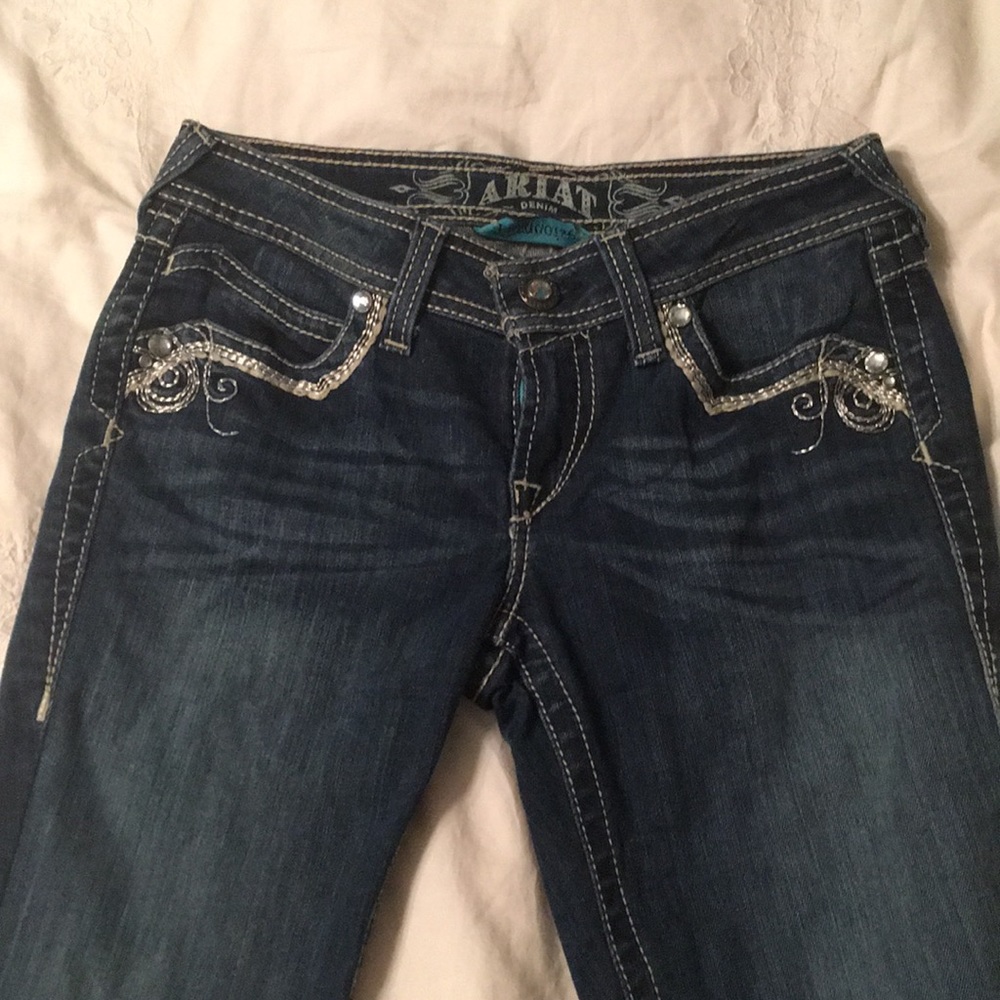 Ariat boot cut dark denim jeans